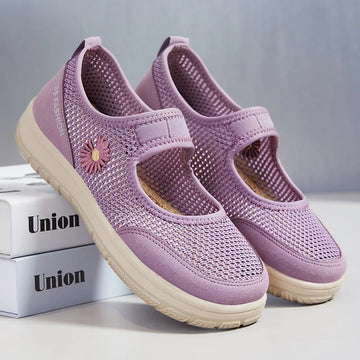Xajzpa Women Shoes Breathable Vulcanized Shoes Fashion Comfortable Female Dance Work Shoes Breathable Mesh Casual Walking Shoes Ladies